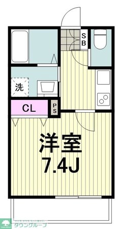 グランディールの物件間取画像